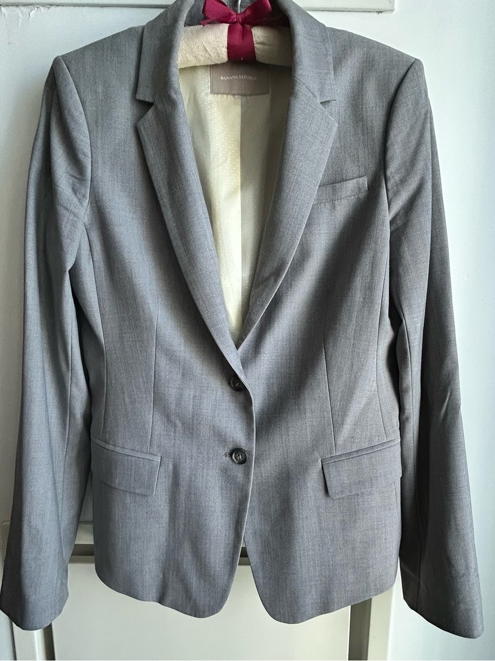 Banana Republic Gray Women's Tailored Blazer